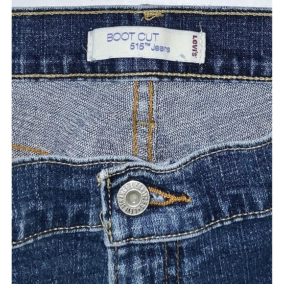 Levi's 515 Jeans Women's 16 Blue 34x30  Bootcut Fit Western Cowgirl Y2K Classic - Picture 4 of 7